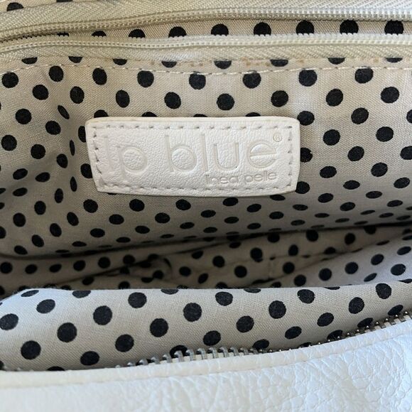 New With Tags Linea Pelle White Payton Satchel Shoulder Bag Sleek Design - Picture 3 of 8